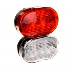 Oxford Kidney-Shaped Front and Rear Bike Light Set