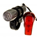 Oxford Ultratorch9 Front and Rear Bike Light Set