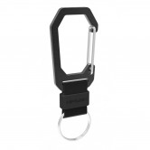 Hiplok Aluminium Carabiner Clip with Key Ring