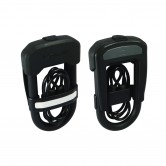 Hiplok DC D Bike Lock Cable and Cable Holder (Silver Sold Secure)
