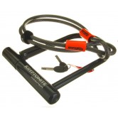 Kryptonite Keeper 12mm Standard D Lock and cable