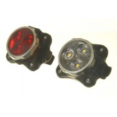 Lezyne Zecto Drive Light Set (Silver)