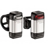 Lezyne KTV Drive USB rechargeable Light Set - Silver