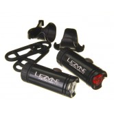 Lezyne Micro Drive USB Rechargeable Light Set (Black)