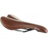 Madison Flux Mountain Bike Saddle - Cro-Mo Rails (Brown)