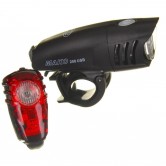 Niterider Mako 200 Lumens front and Solas 2 watt rear USB Rechargeable Light Set