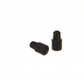 One23 Alloy Valve Caps for Presta Valves (Black