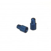 One23 Alloy Valve Caps for Presta Valves (Blue)