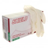 Shield Disposable latex gloves x100 (Large)
