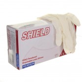 Shield Disposable latex gloves x100 (Medium)