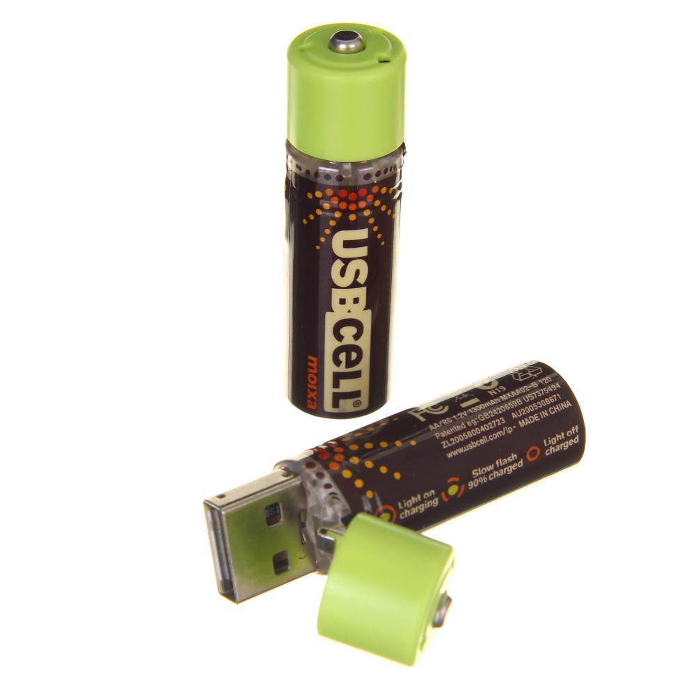 USB rechargeable batteries